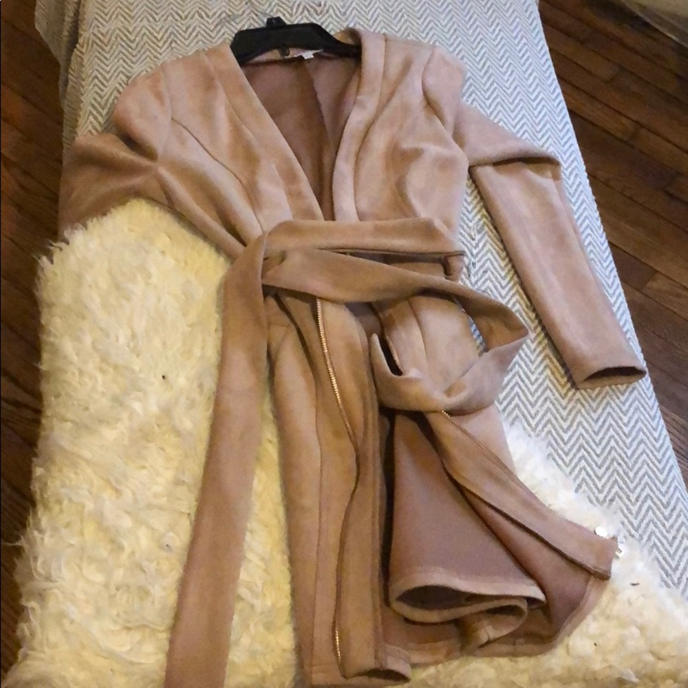 Suede dress